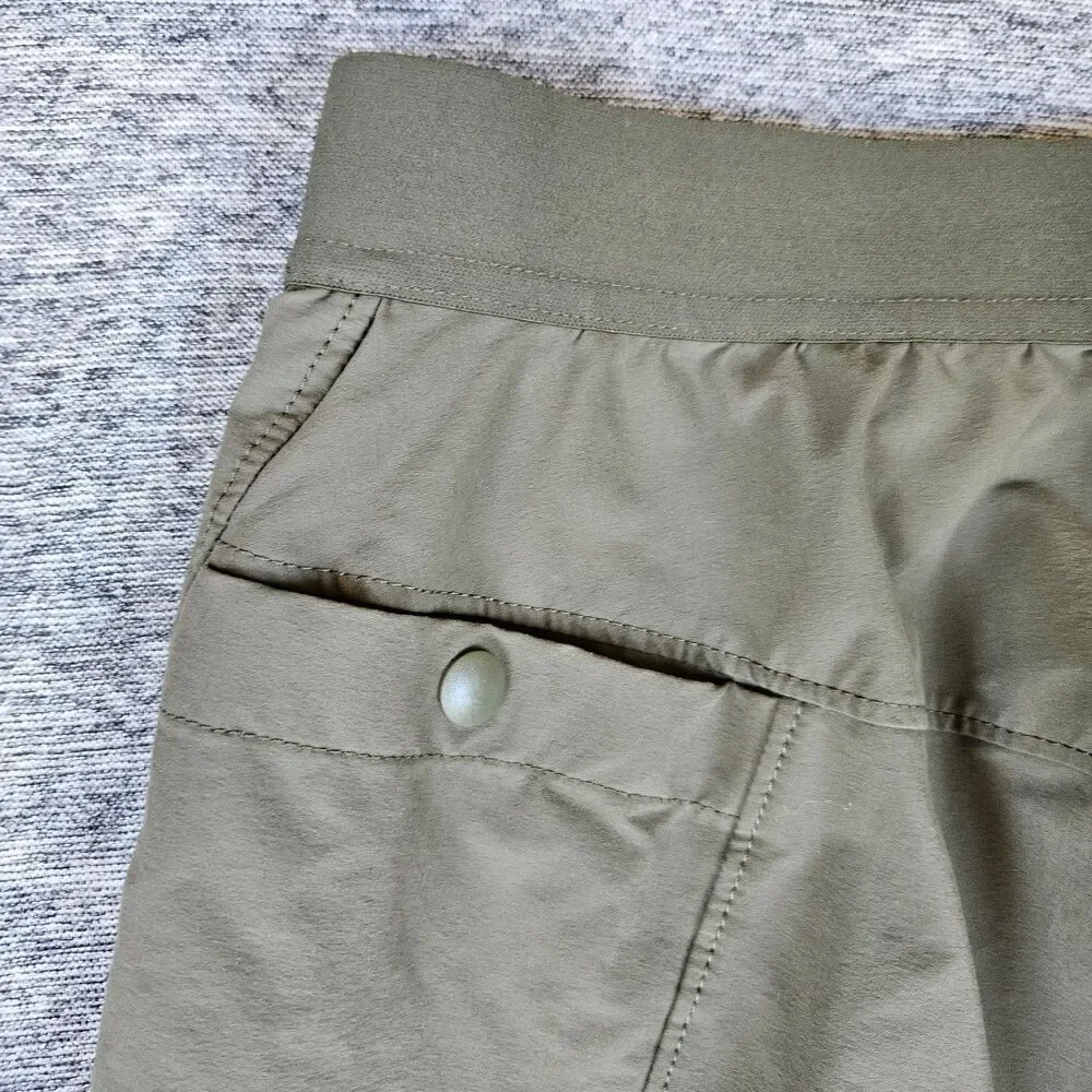 Patagonia Mens Landfarer Bike Shorts 12” Army Green Size 30 Stretch Lightweight
